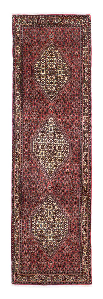 Bidjar Teppich 88x298cm - Perserteppich - dunkelrot