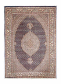 Täbriz Teppich 204x290cm - Perserteppich - dunkelblau – product image