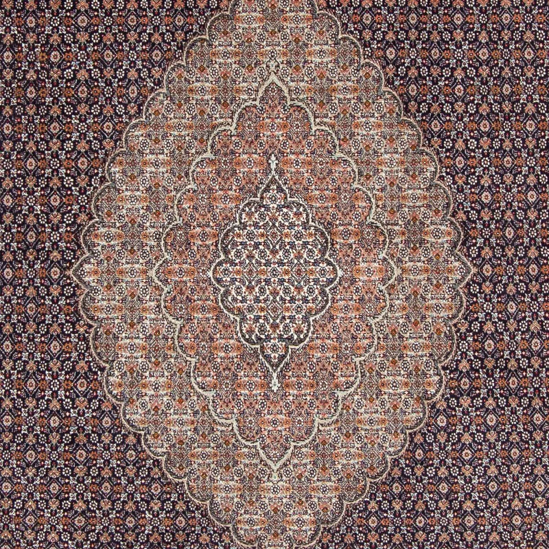 Täbriz Teppich 207x296cm - Perserteppich - dunkelblau