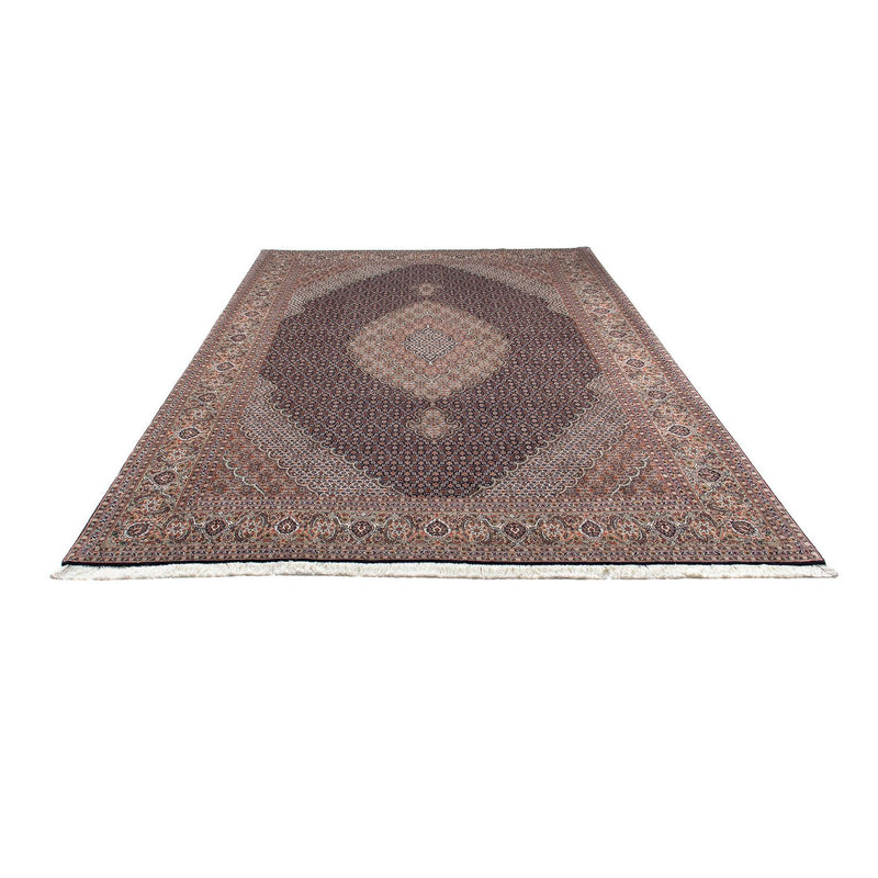 Täbriz Teppich 207x296cm - Perserteppich - dunkelblau