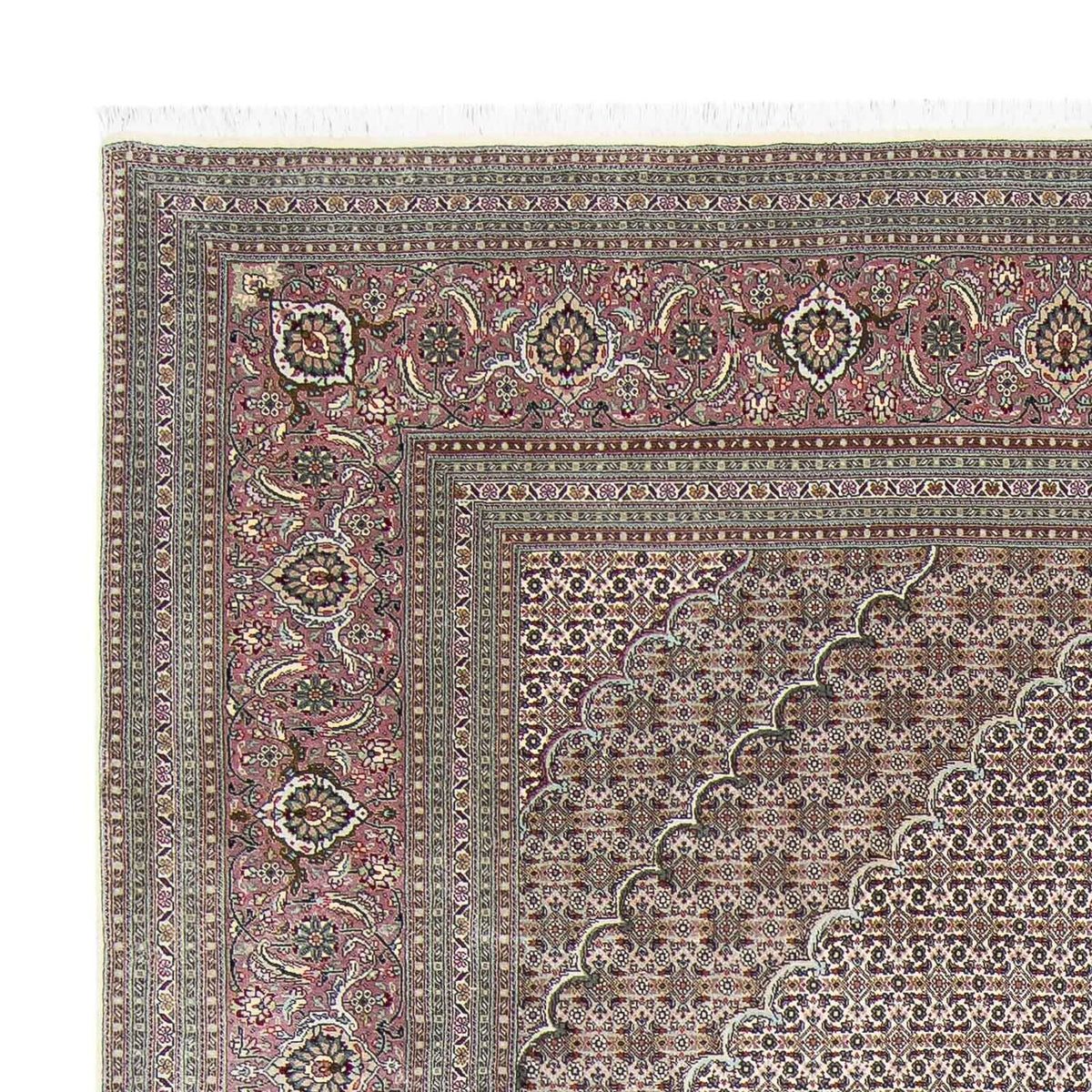 Täbriz - 50 Raj Teppich 251x317cm - Perserteppich - mehrfarbig