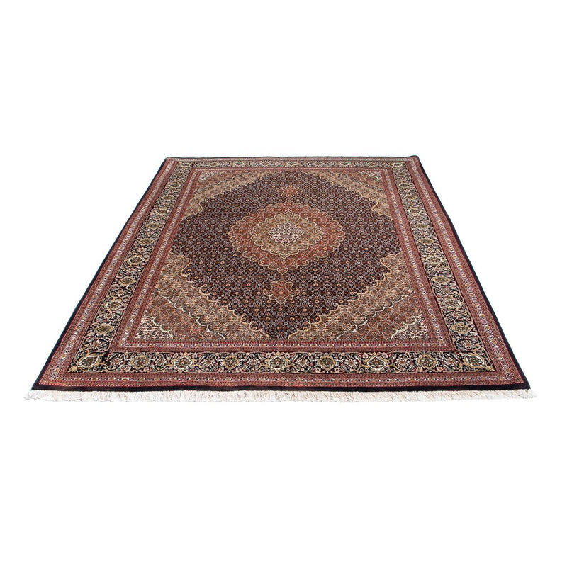Täbriz Teppich 154x205cm - Perserteppich - dunkelbraun