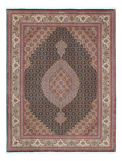 Täbriz Teppich 152x198cm - Perserteppich - grün