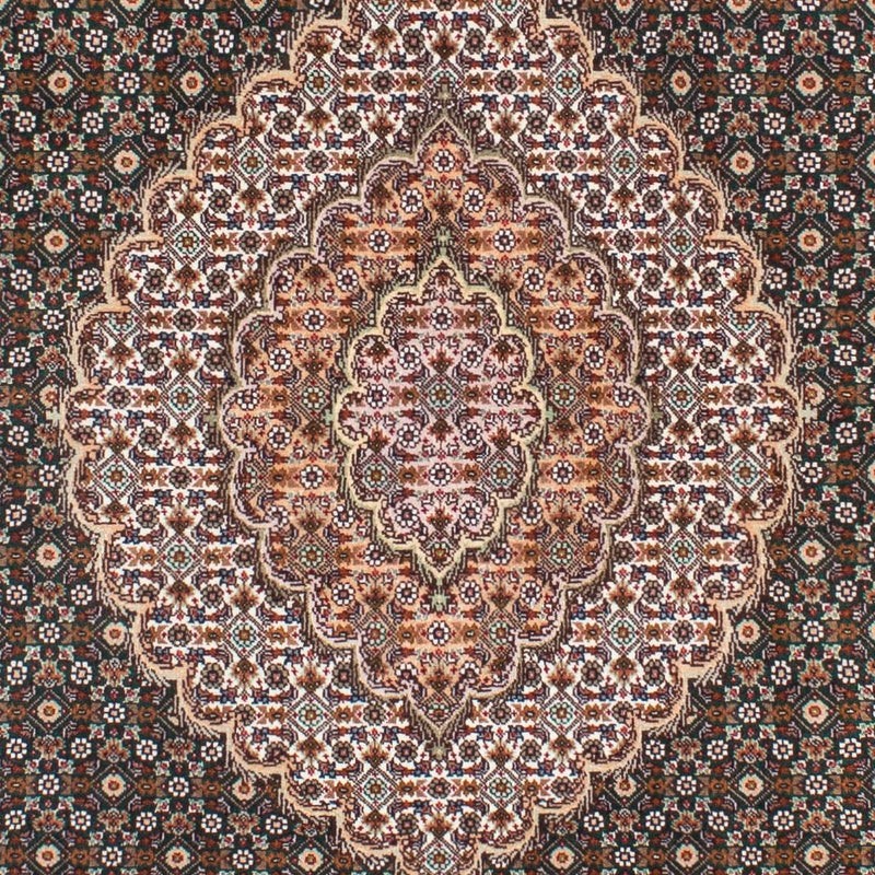 Täbriz Teppich 152x198cm - Perserteppich - grün