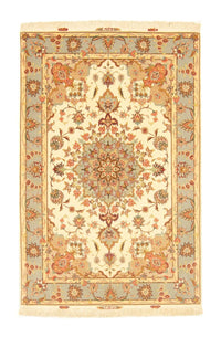 Täbriz - 50 Raj Teppich 100x154cm - Perserteppich - beige – product image