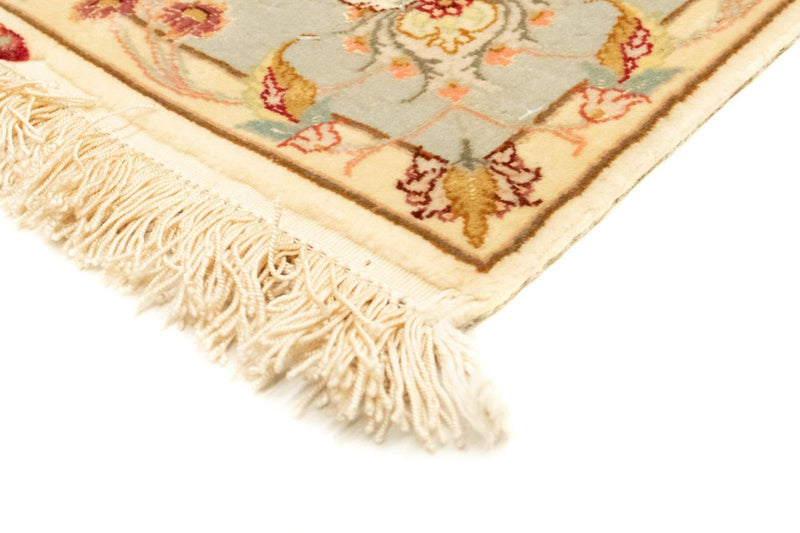 Täbriz - 50 Raj Teppich 100x154cm - Perserteppich - beige