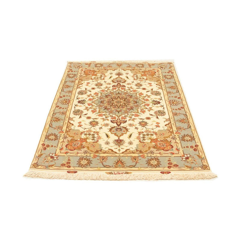 Täbriz - 50 Raj Teppich 100x154cm - Perserteppich - beige