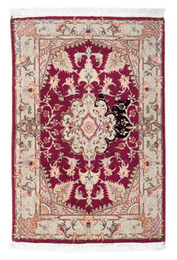 Täbriz - 50 Raj Teppich 59x87cm - Perserteppich - dunkelrot – product image