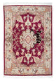 Täbriz - 50 Raj Teppich 59x87cm - Perserteppich - dunkelrot