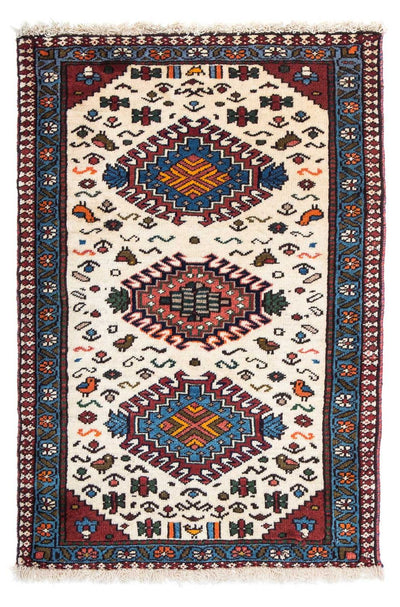Yalameh Teppich 63x96cm - Perserteppich - beige