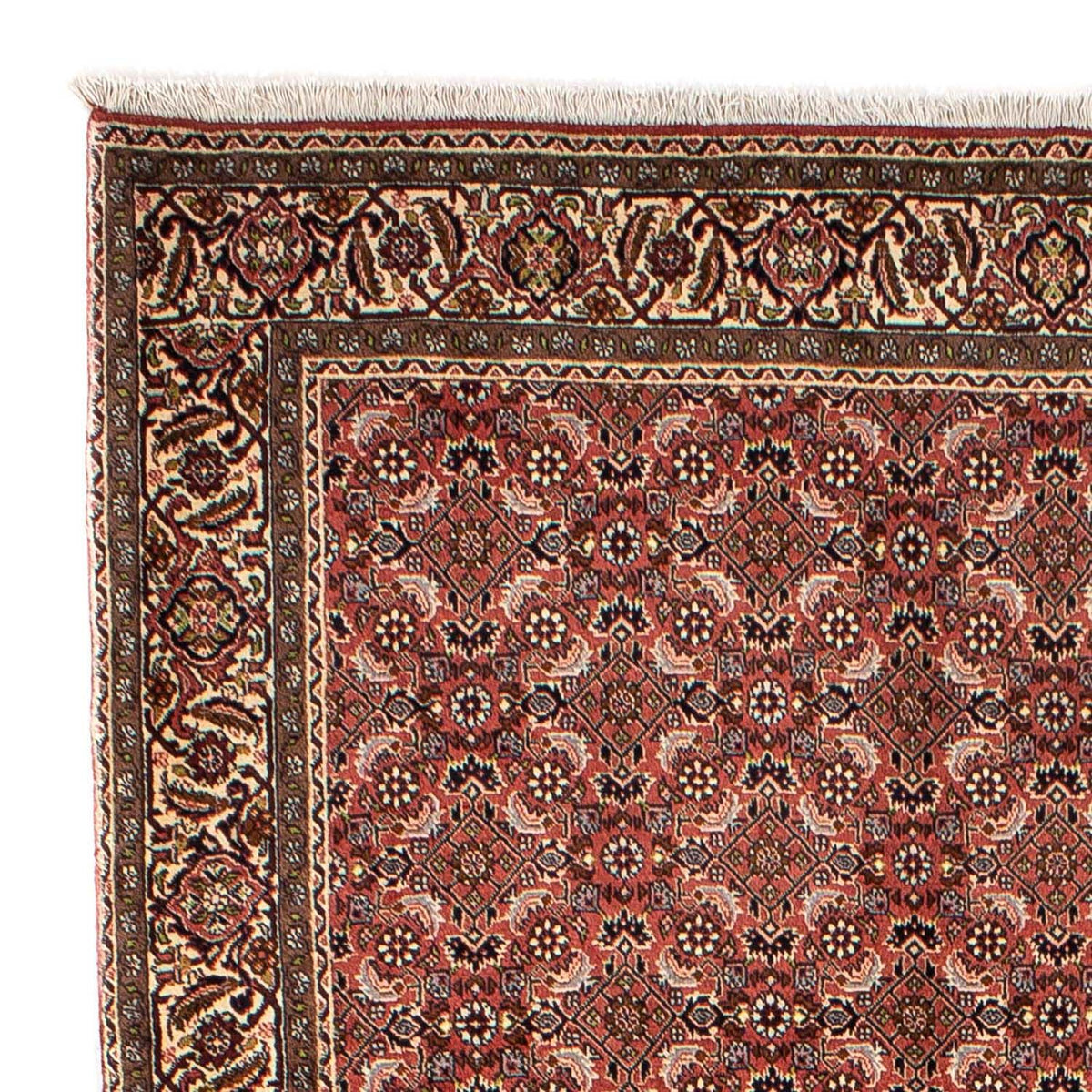 Bidjar Teppich 172x244cm - Perserteppich - dunkelrot