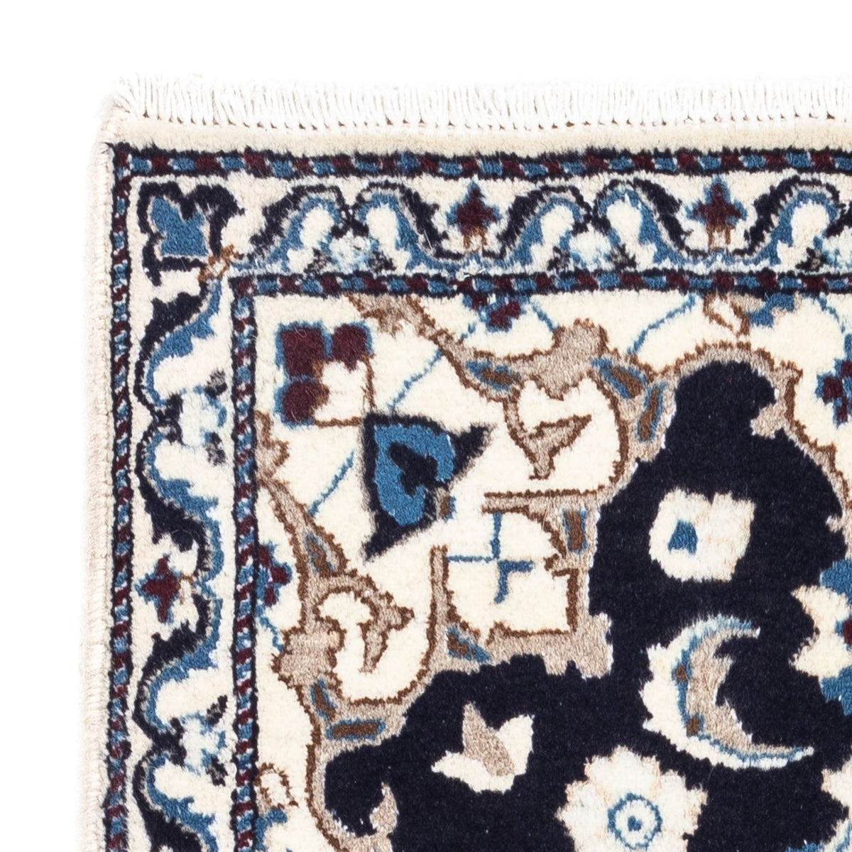 Perserteppich - Nain 69 x 134 cm - dunkelblau