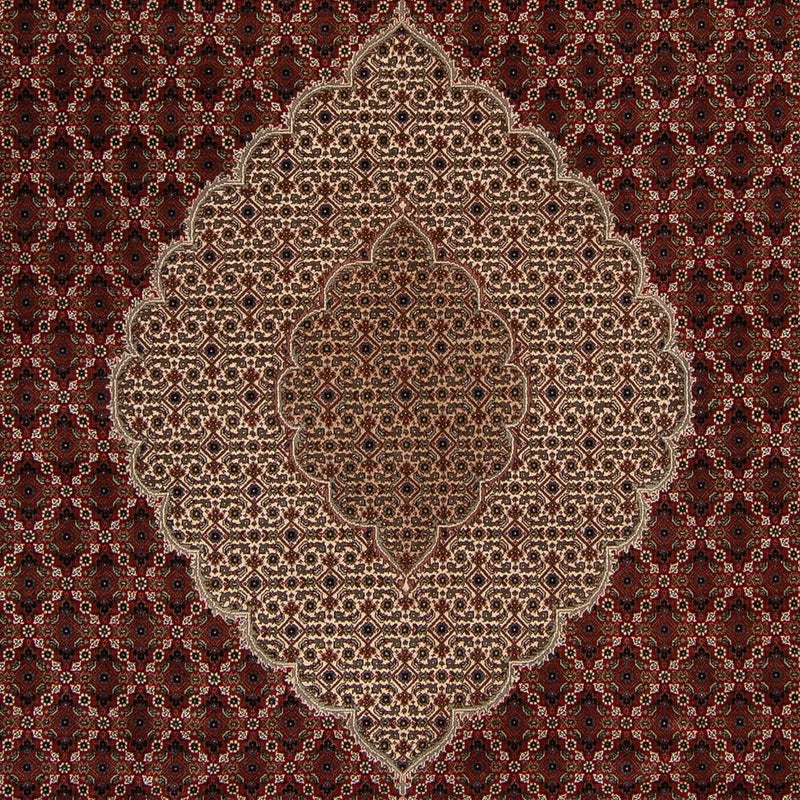 Täbriz Teppich 241x304cm - Orientteppich - dunkelrot