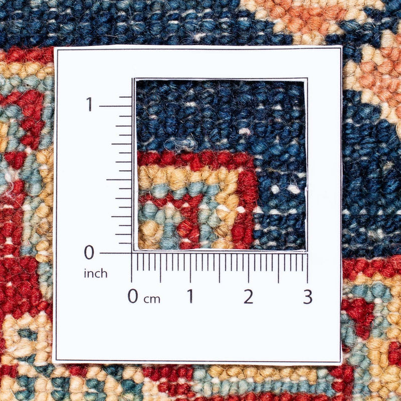 Kazak Teppich 76x300cm - Orientteppich - dunkelrot