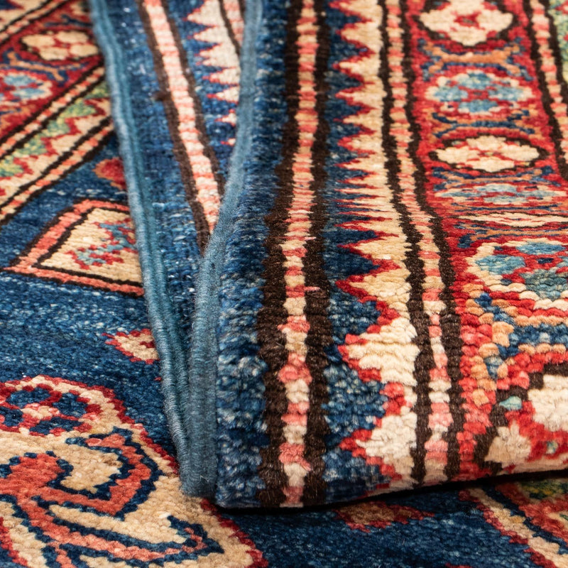 Kazak Teppich 78x298cm - Orientteppich - blau