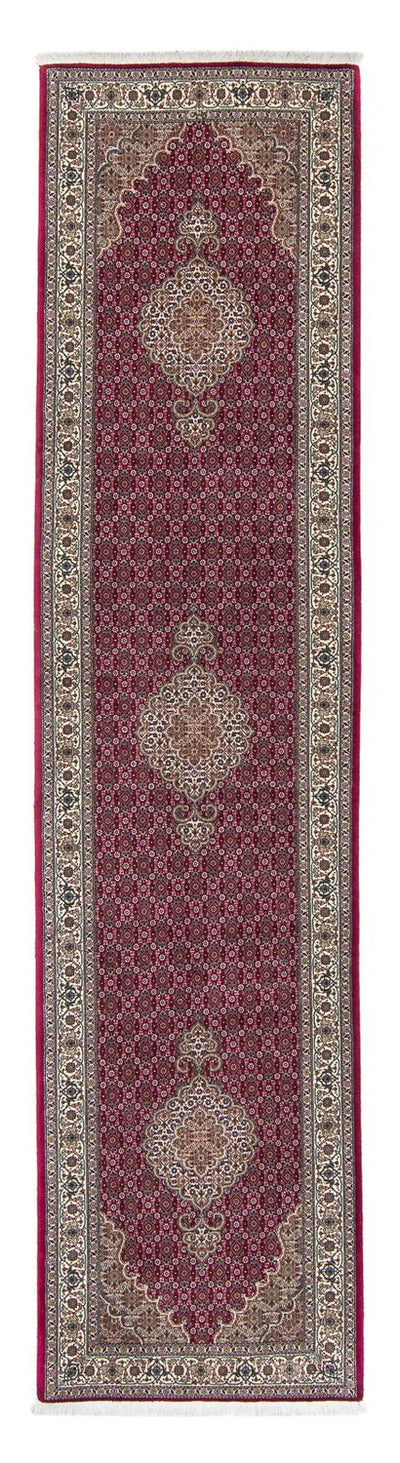 Täbriz Teppich 80x344cm - Perserteppich - dunkelrot