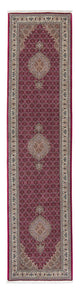 Täbriz Teppich 80x344cm - Perserteppich - dunkelrot