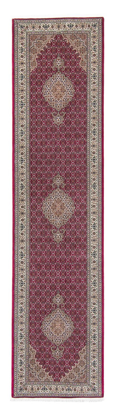 Täbriz Teppich 82x343cm - Perserteppich - dunkelrot