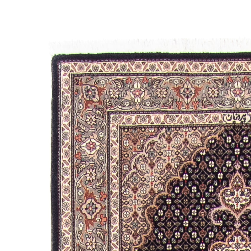 Täbriz - 50 Raj Teppich 82x391cm - Perserteppich - dunkelblau