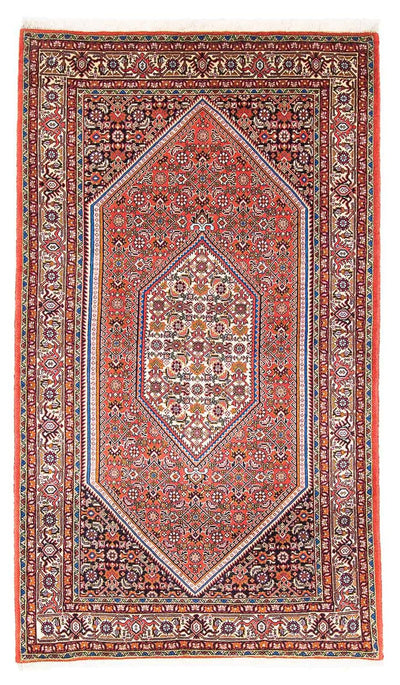 Bidjar - Zanjan Teppich 106x182cm - Perserteppich - rot