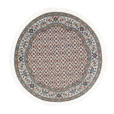 Täbriz - 50 Raj Teppich 150x150cm - Perserteppich - beige