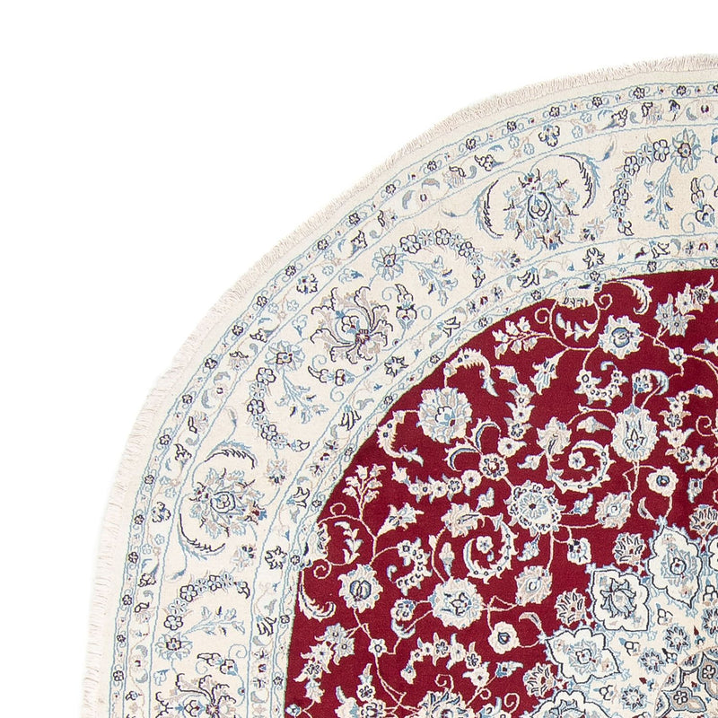 Nain Teppich 295x295cm - Perserteppich - dunkelrot