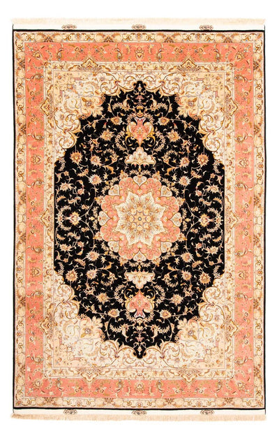 Täbriz Teppich 198x297cm - Perserteppich - dunkelblau