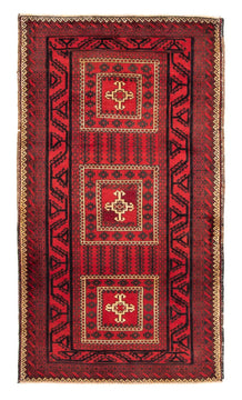 Belutsch Teppich 119x224cm - Orientteppich - rot