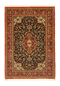 Ghom Teppich 103x151cm - Perserteppich - schwarz – product image