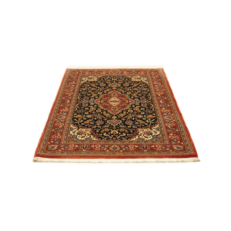 Ghom Teppich 103x151cm - Perserteppich - schwarz