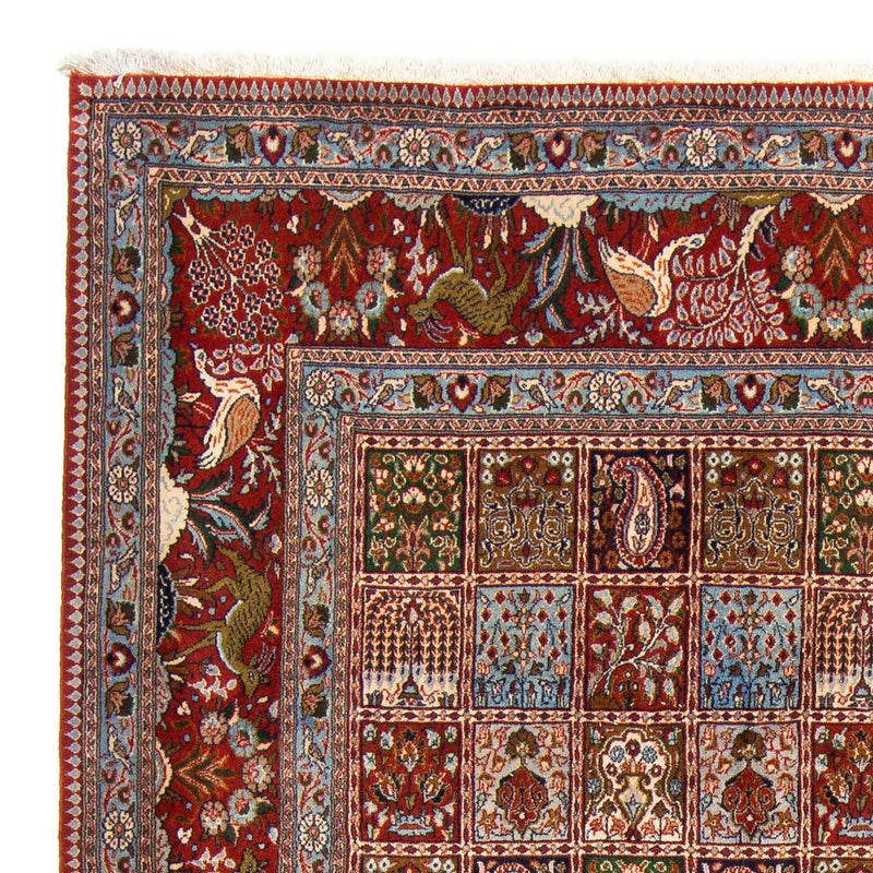 Moud Teppich 206x297cm - Perserteppich - dunkelrot