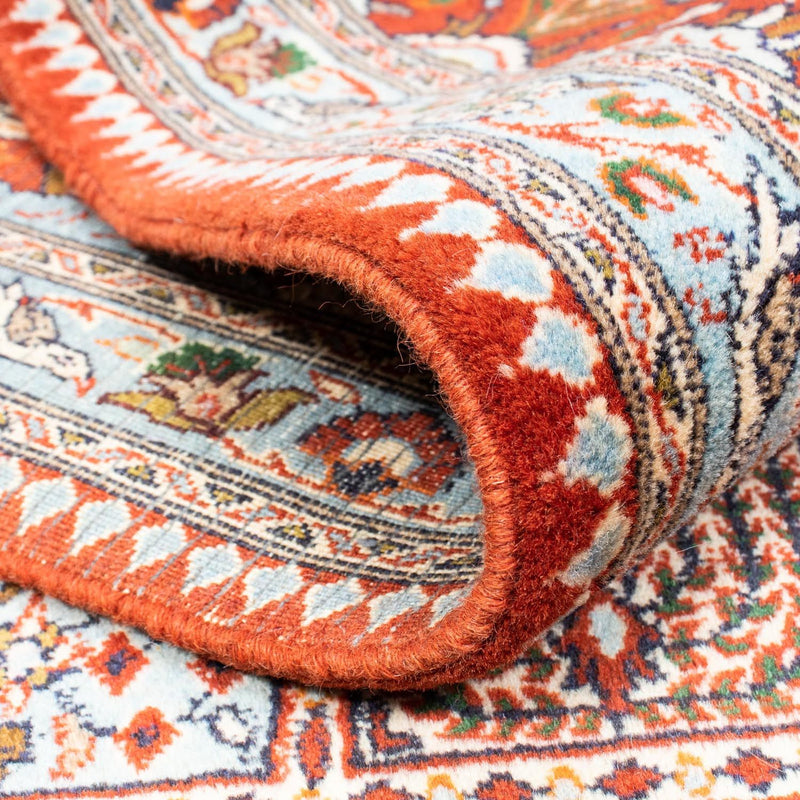 Moud Teppich 206x297cm - Perserteppich - dunkelrot