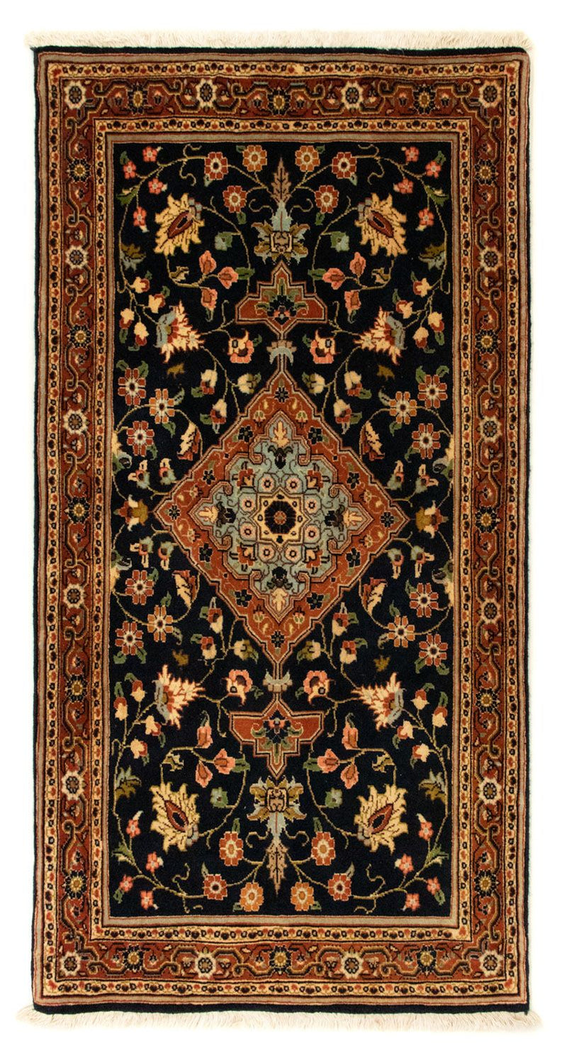Jozan Teppich 72x138cm - Perserteppich - schwarz