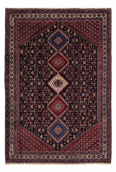 Yalameh Teppich 208x304cm - Perserteppich - dunkelblau