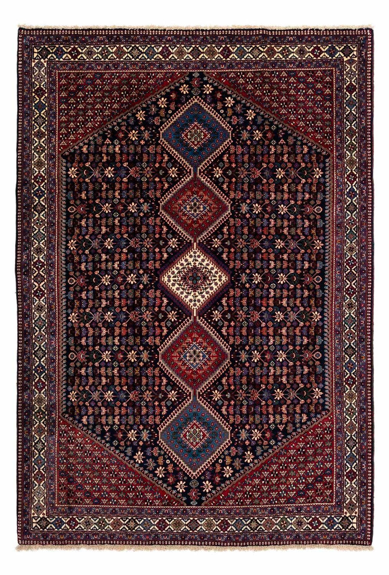Yalameh Teppich 208x304cm - Perserteppich - dunkelblau