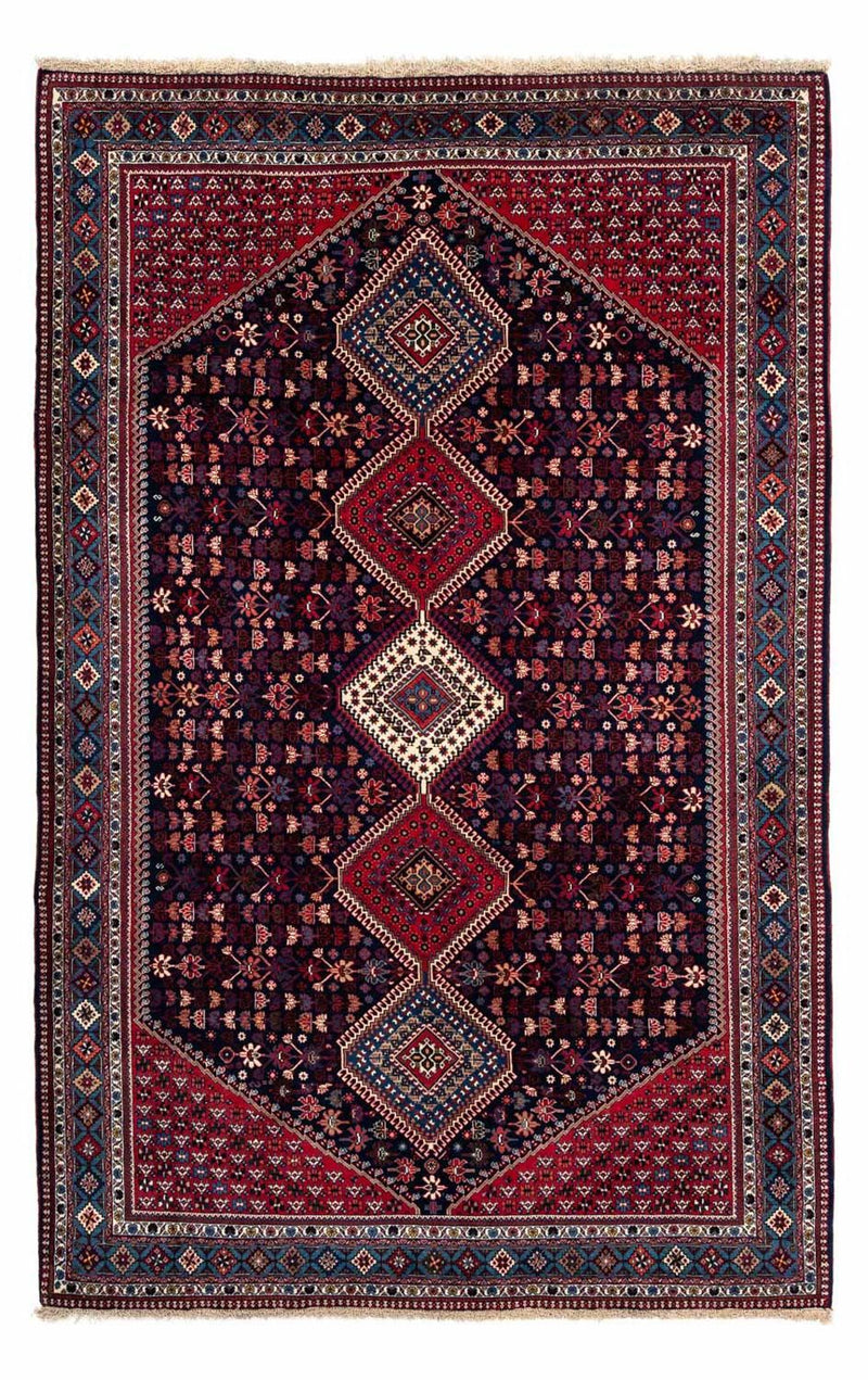 Yalameh Teppich 207x313cm - Perserteppich - dunkelblau
