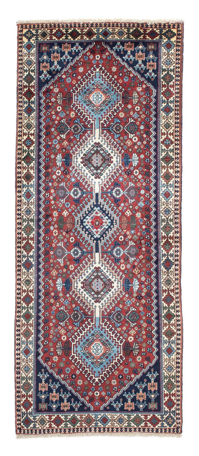 Yalameh Teppich 80x190cm - Perserteppich - dunkelblau
