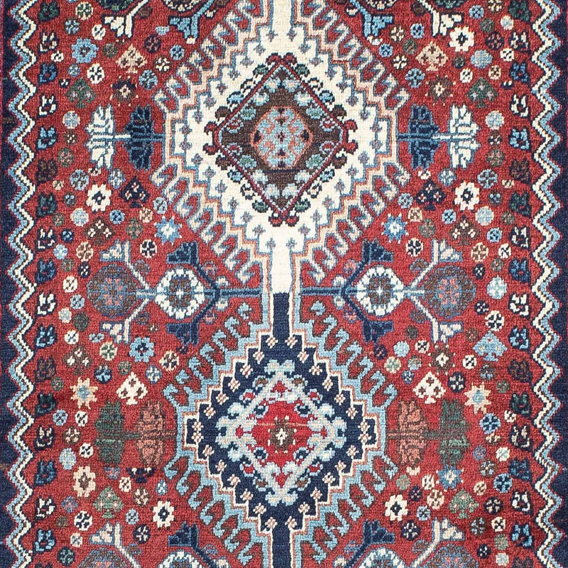 Yalameh Teppich 80x190cm - Perserteppich - dunkelblau