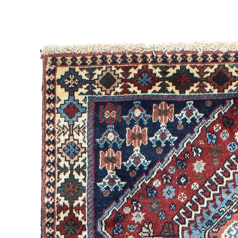 Yalameh Teppich 80x190cm - Perserteppich - dunkelblau