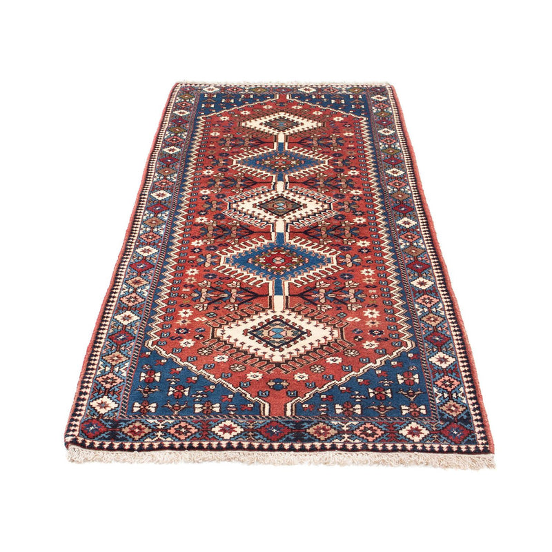 Yalameh Teppich 80x190cm - Perserteppich - dunkelblau