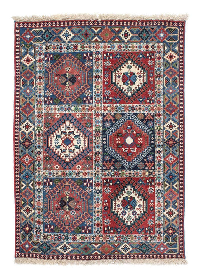 Yalameh Teppich 99x143cm - Perserteppich - blau