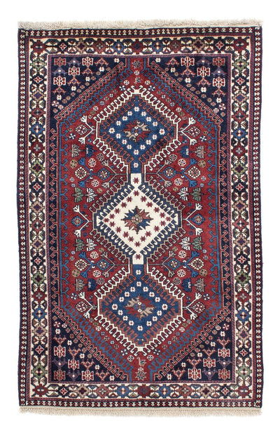 Yalameh Teppich 97x152cm - Perserteppich - dunkelblau