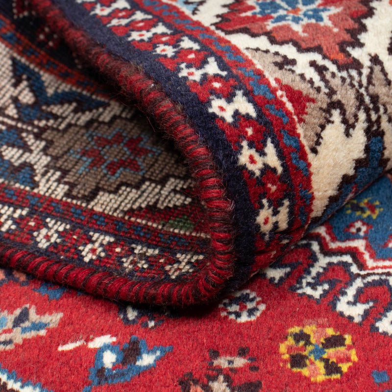 Yalameh Teppich 100x158cm - Perserteppich - dunkelrot