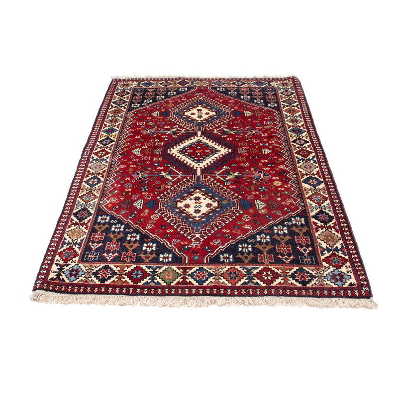 Yalameh Teppich 100x158cm - Perserteppich - dunkelrot