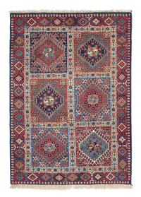Yalameh Teppich 100x136cm - Perserteppich - blau – product image