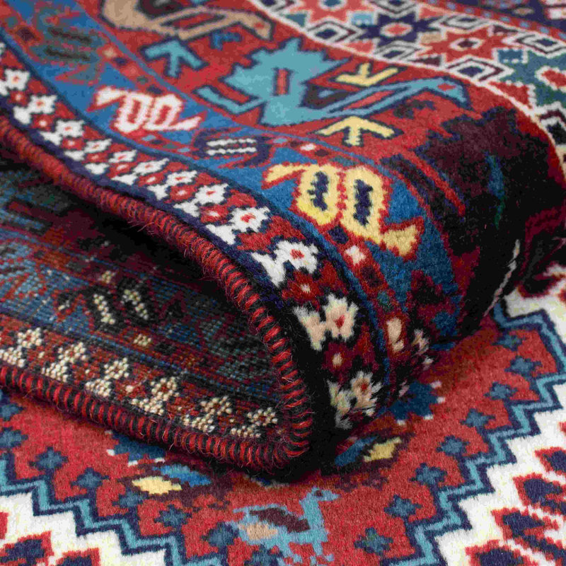 Yalameh Teppich 99x147cm - Perserteppich - mehrfarbig