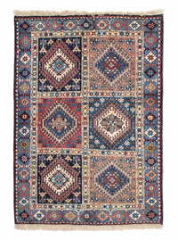 Yalameh Teppich 100x140cm - Perserteppich - dunkelblau – product image