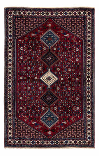 Yalameh Teppich 200x296cm - Perserteppich - dunkelrot – product image