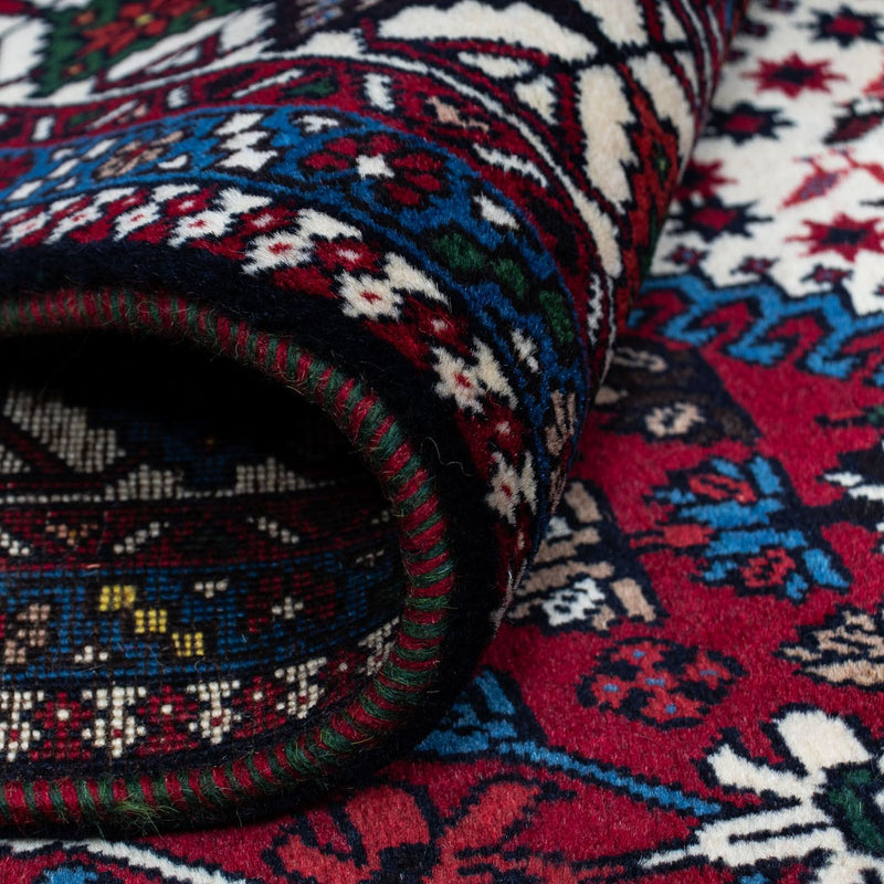 Yalameh Teppich 200x296cm - Perserteppich - dunkelrot