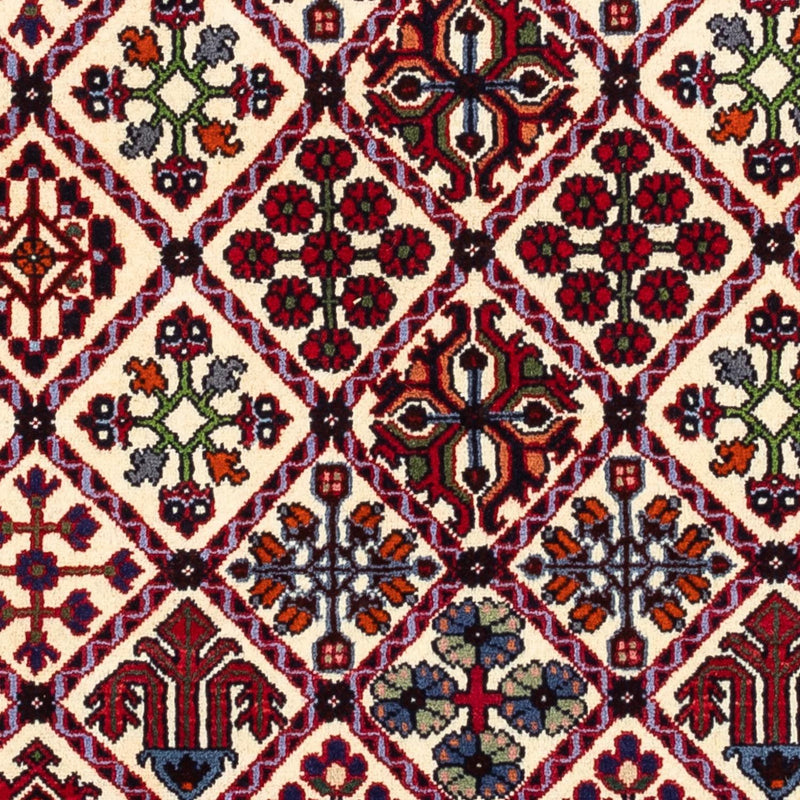 Abadeh Teppich 112x146cm - Perserteppich - dunkelrot